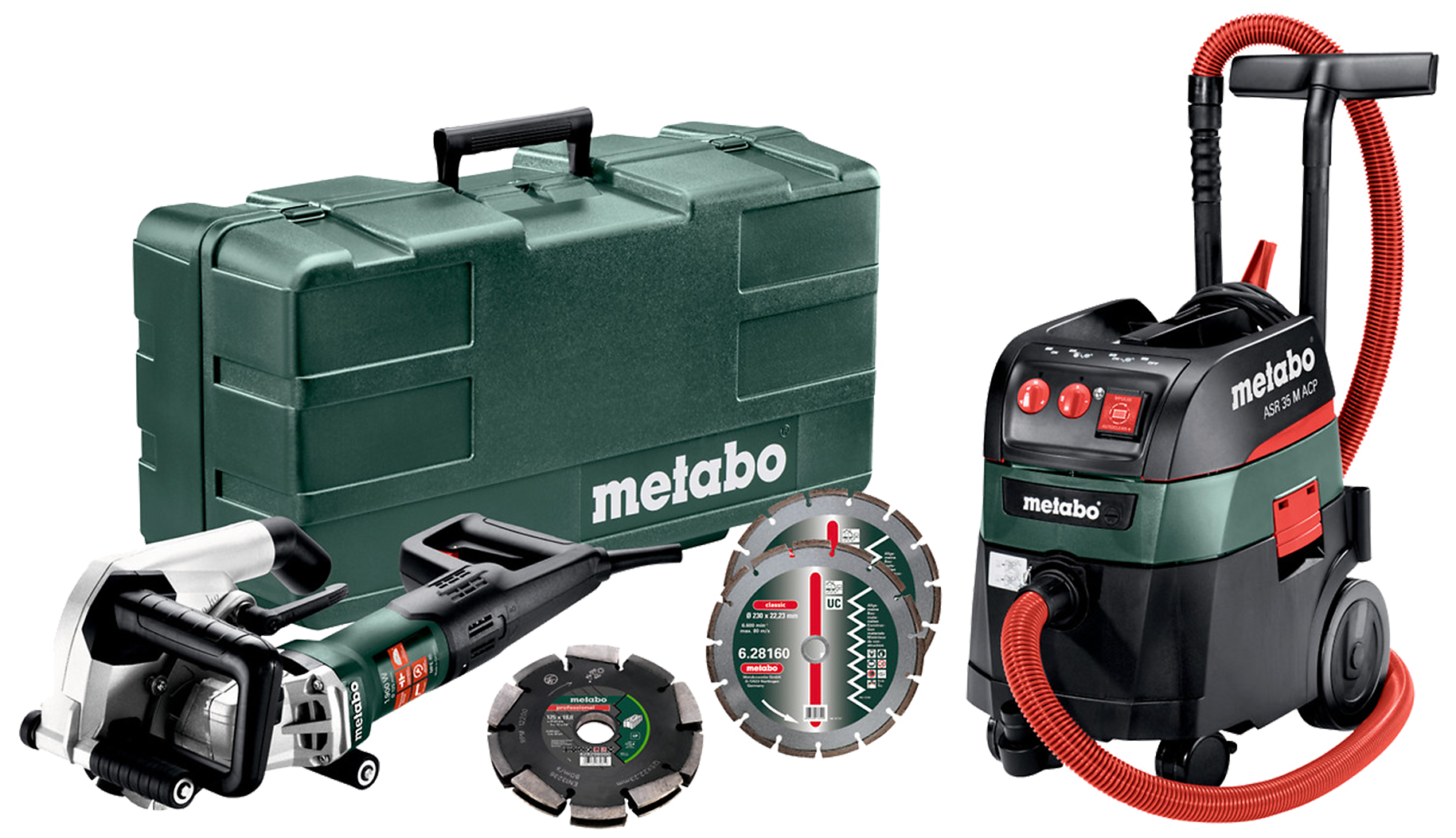 Sampak: Rillefræser MFE40+støvsuger ASR35M+4 skive