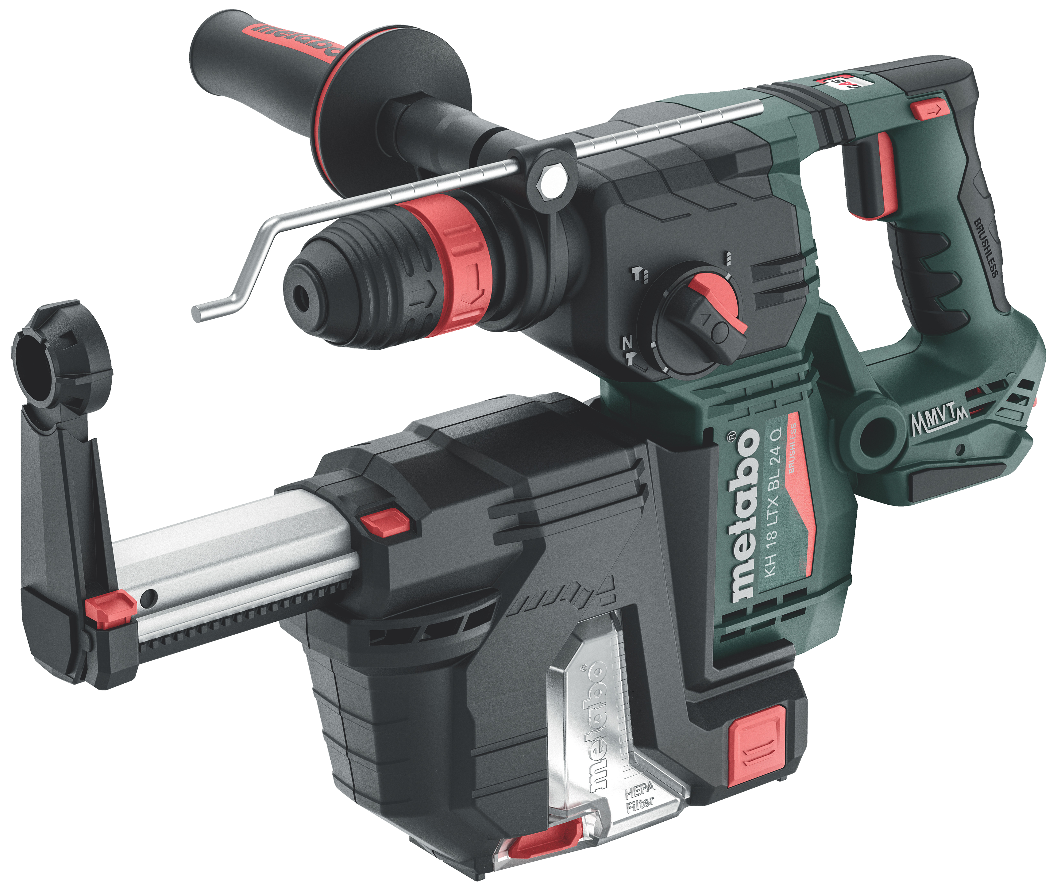 Kombihammer SDS+ 2,2J KH18 LTX BL24Q + ISA24 solo