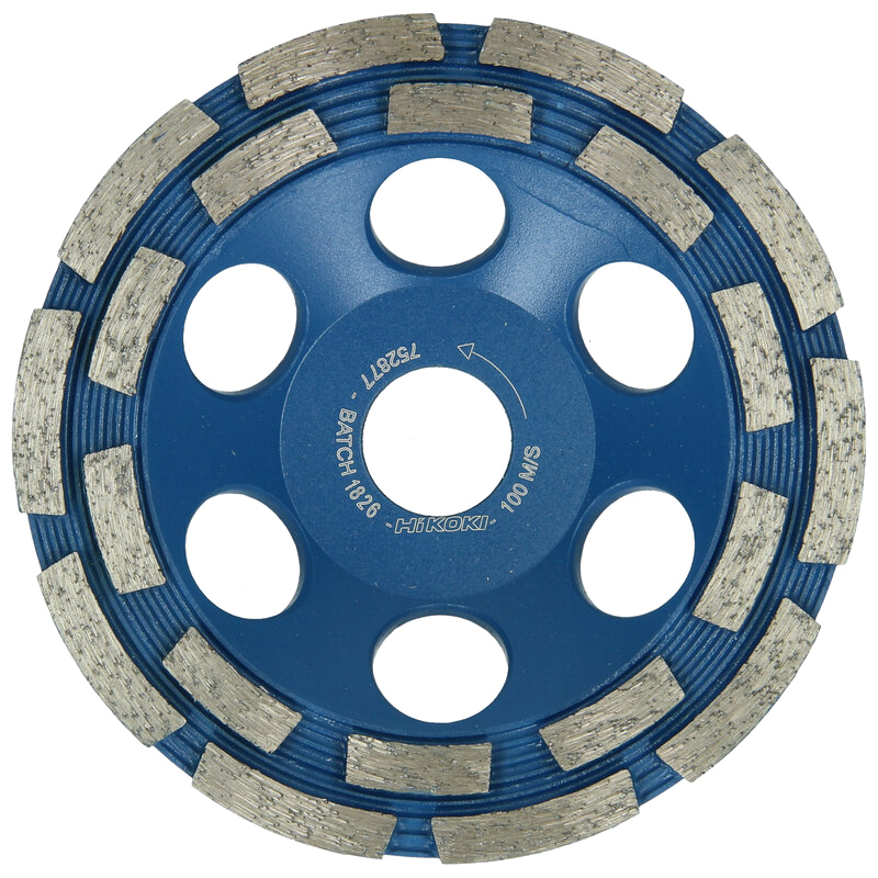 Diamantslibekop segmenteret 125×22,2mm