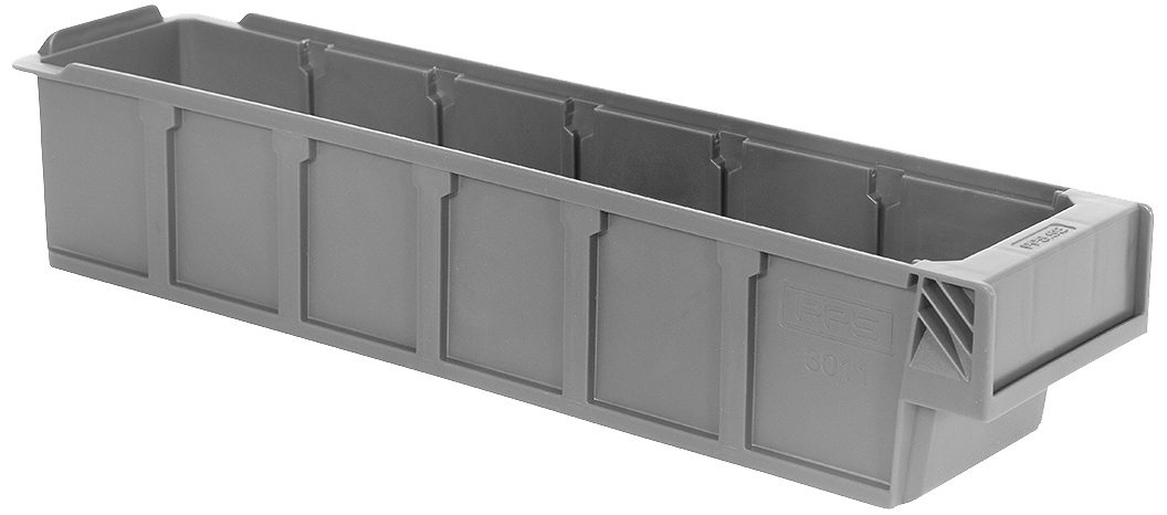 PPS 3011 lagerkasse grå 400×94×80mm 1,9ltr