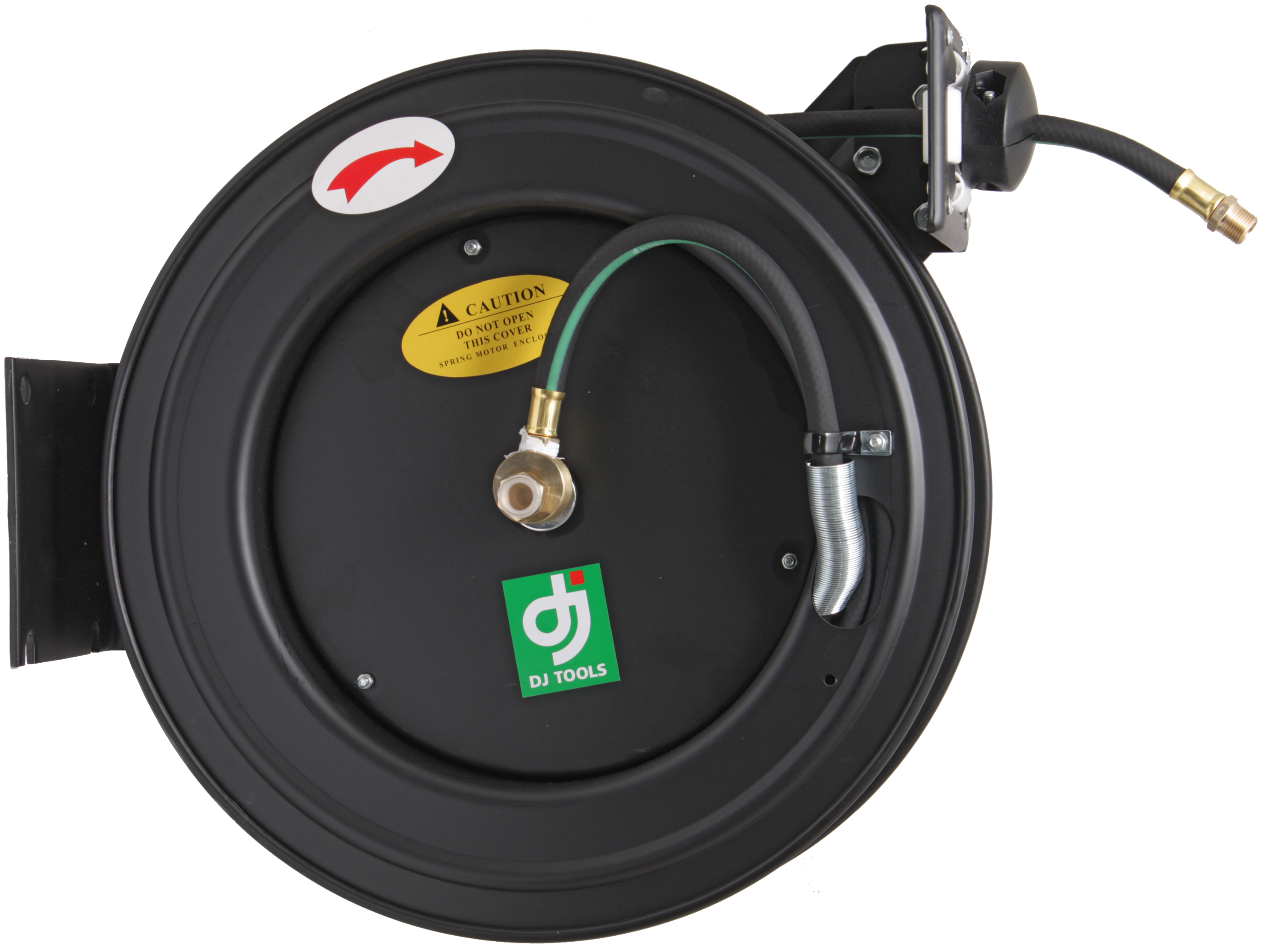 DJ TOOLS slangeopruller luft, flex 15 mtr 3/8"