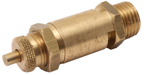 Sikkerhedsventil messing 8 bar 1/4" udv. gevind