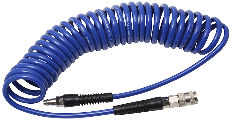 Flair spiralslange 8×12mm 10/15 mtr m/koblinger