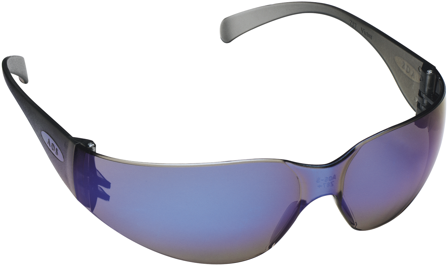 Beskyttelsesbrille Virtua, blå spejlglas, AS