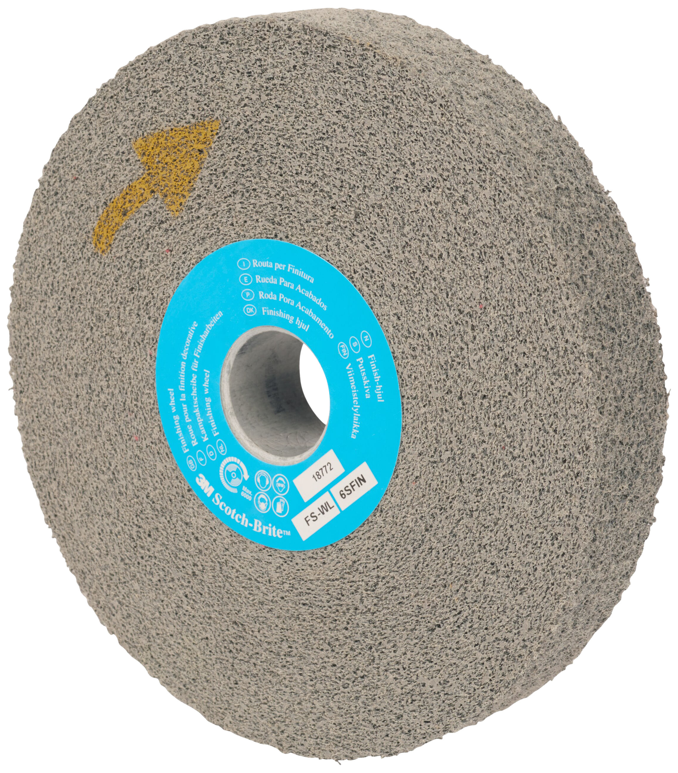 Scotch-Brite FS-WL polérhjul 2S MED 152×25×25mm