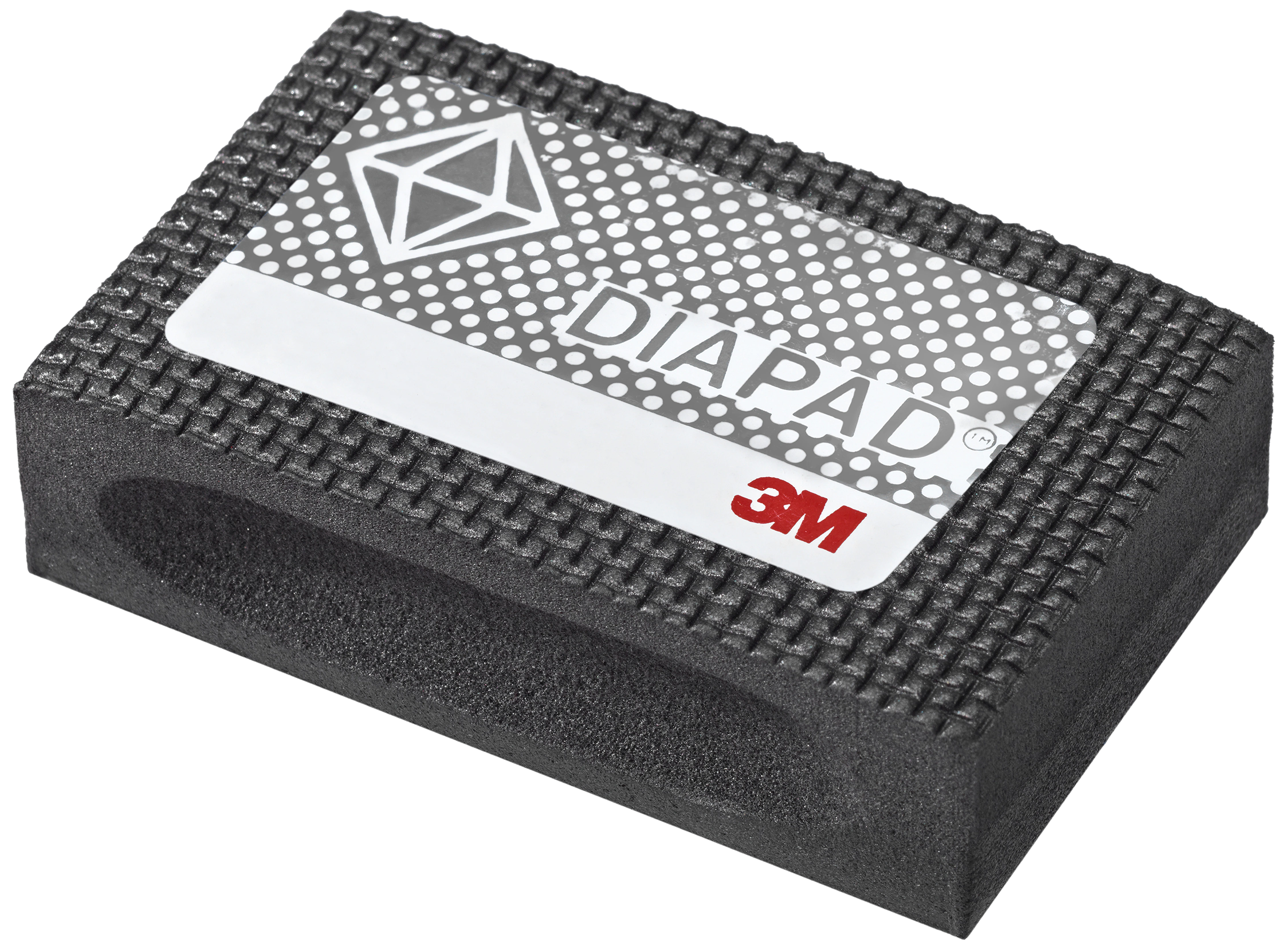 Diamantslibeklods 6200J sort 125 micron, 90×55mm