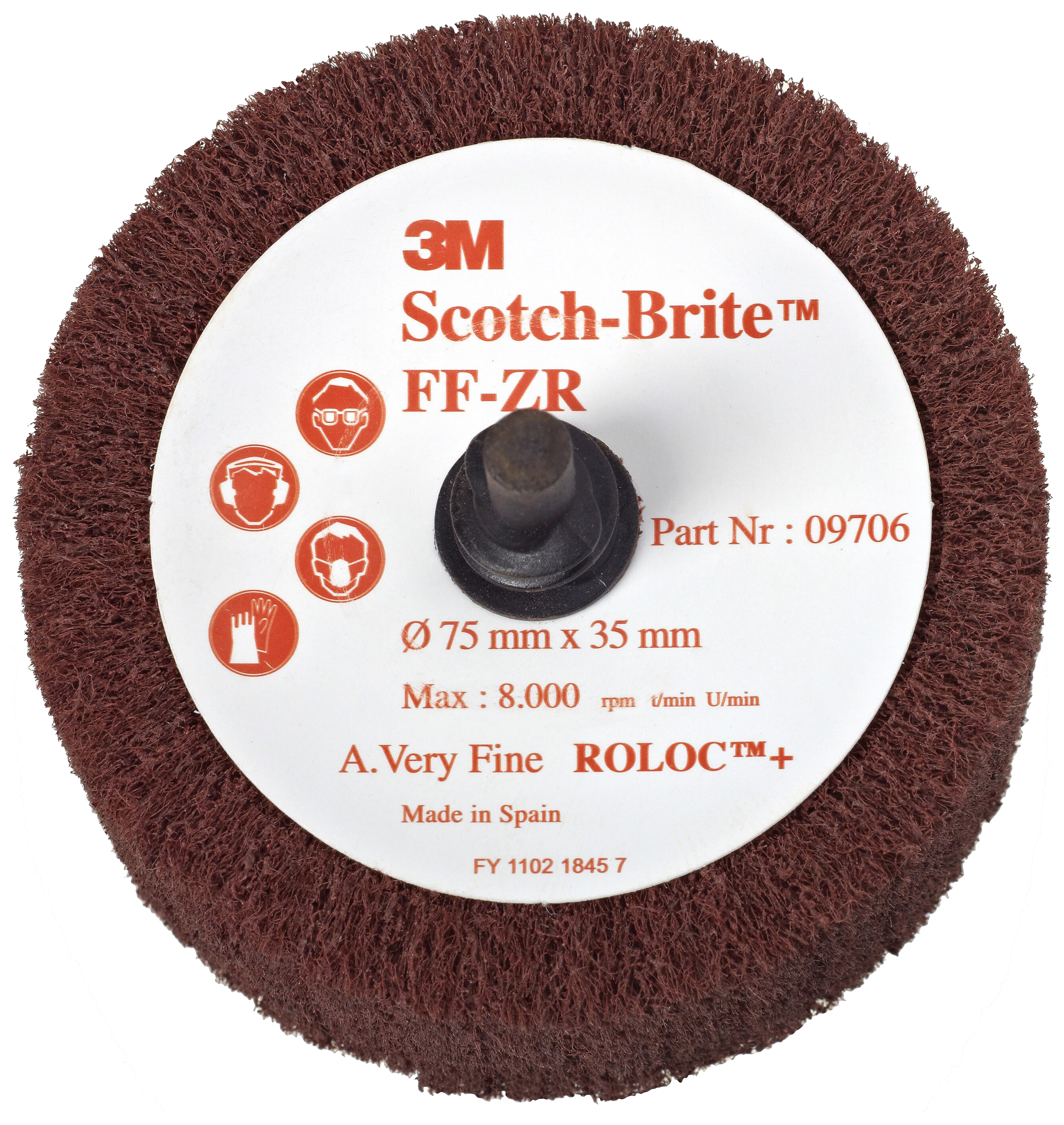 Scotch-Brite flapbørste FF-ZR 50×25mm A VFN