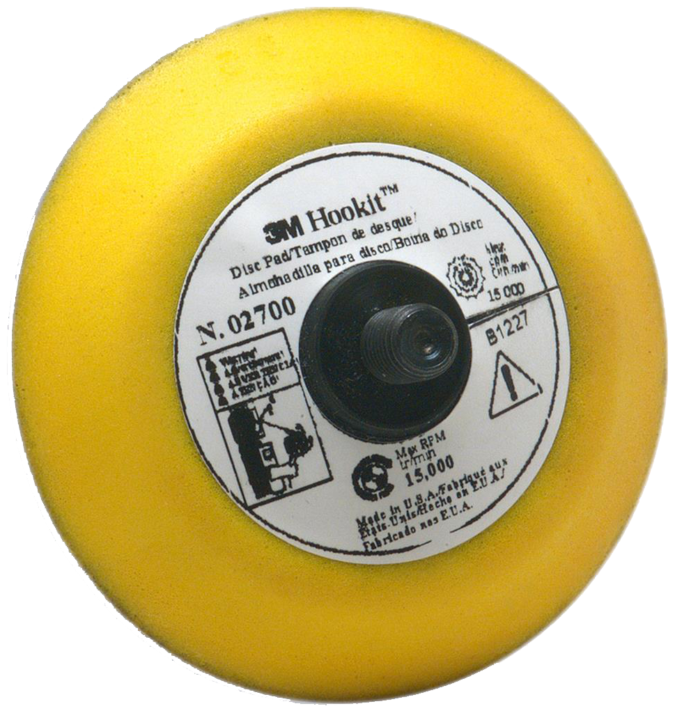 Roloc Hookit bagplade hård 76mm 5/16-24