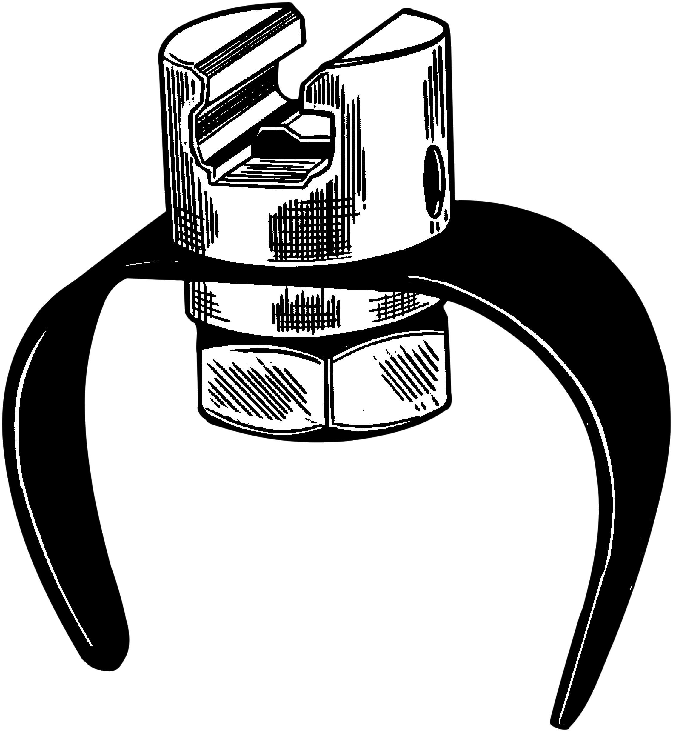 Rensebor C-skær kraftigt 3"/75 mm T-232