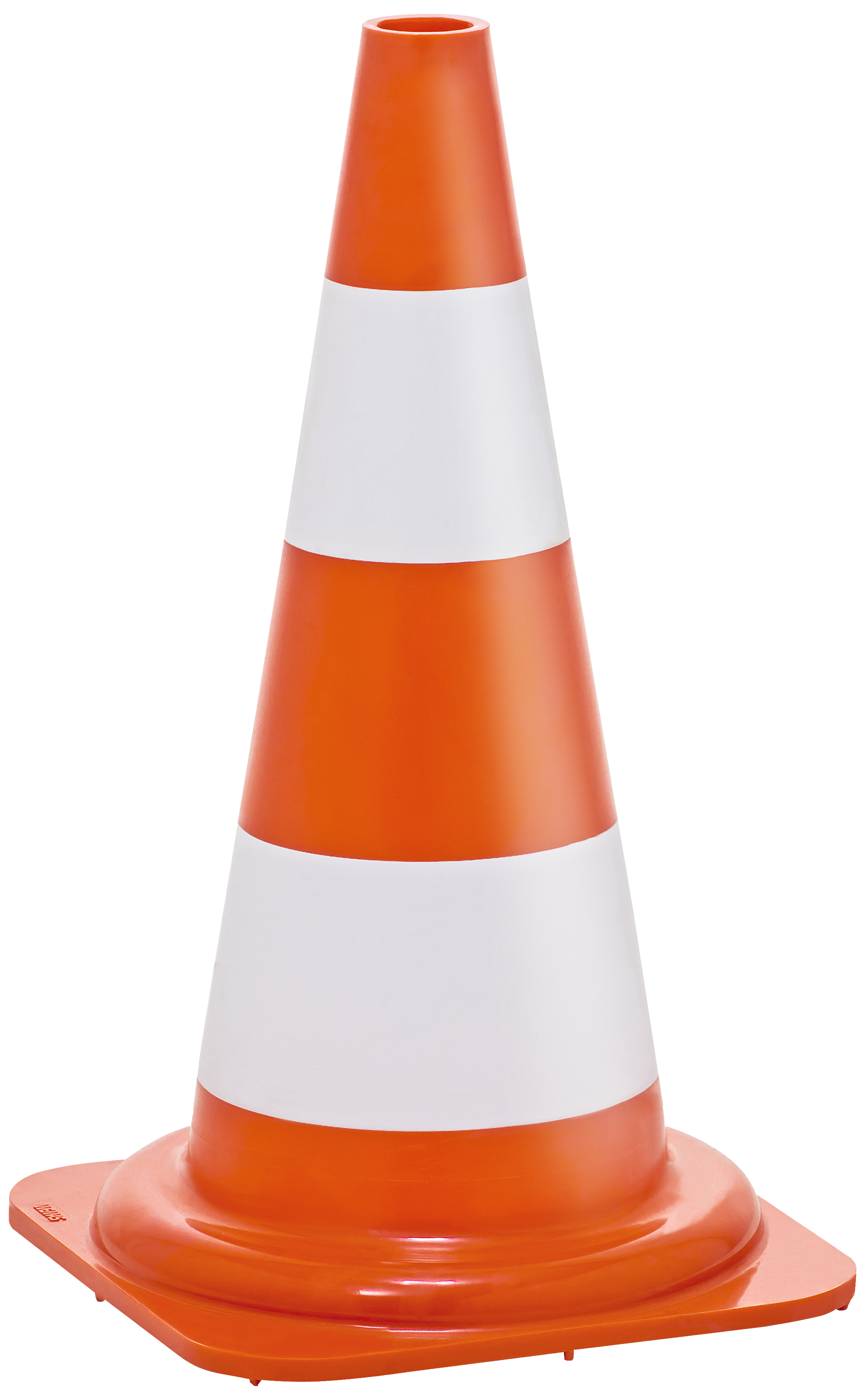 Afmærkningskegle plast m/refleks, 50cm