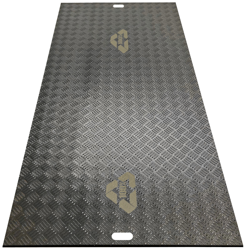 Køreplade genbrugsplast 21kg 200×110×0,8cm