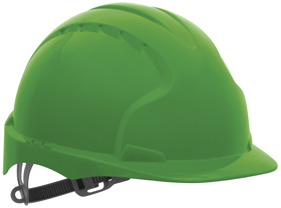 JSP sikkerhedshjelm EVO3 uventileret, grøn