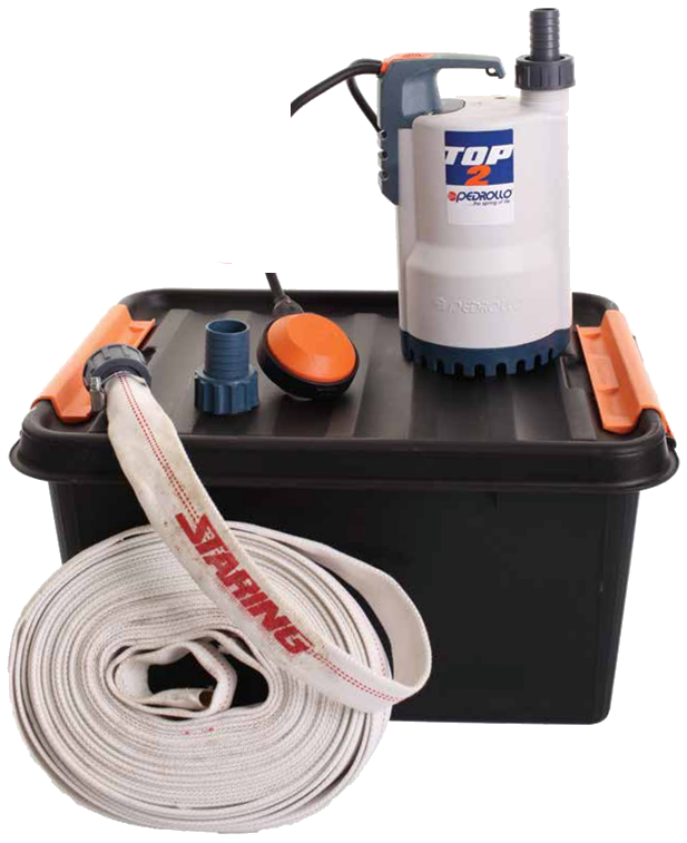 Pedrollo Top2 lænse-/kælderpumpe m/15m slange