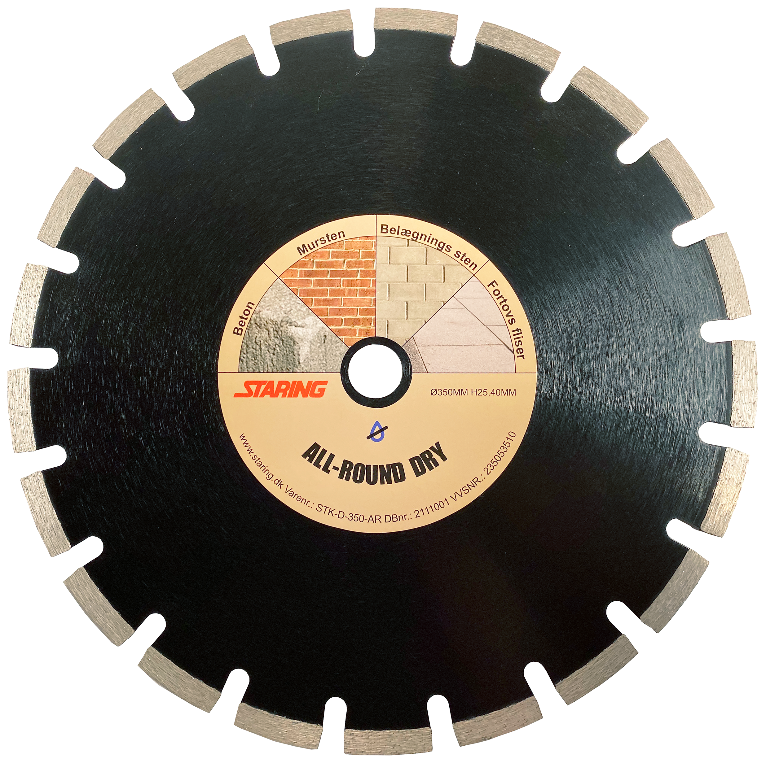 Staring diamantskæreskive 'Allround Dry' ø350