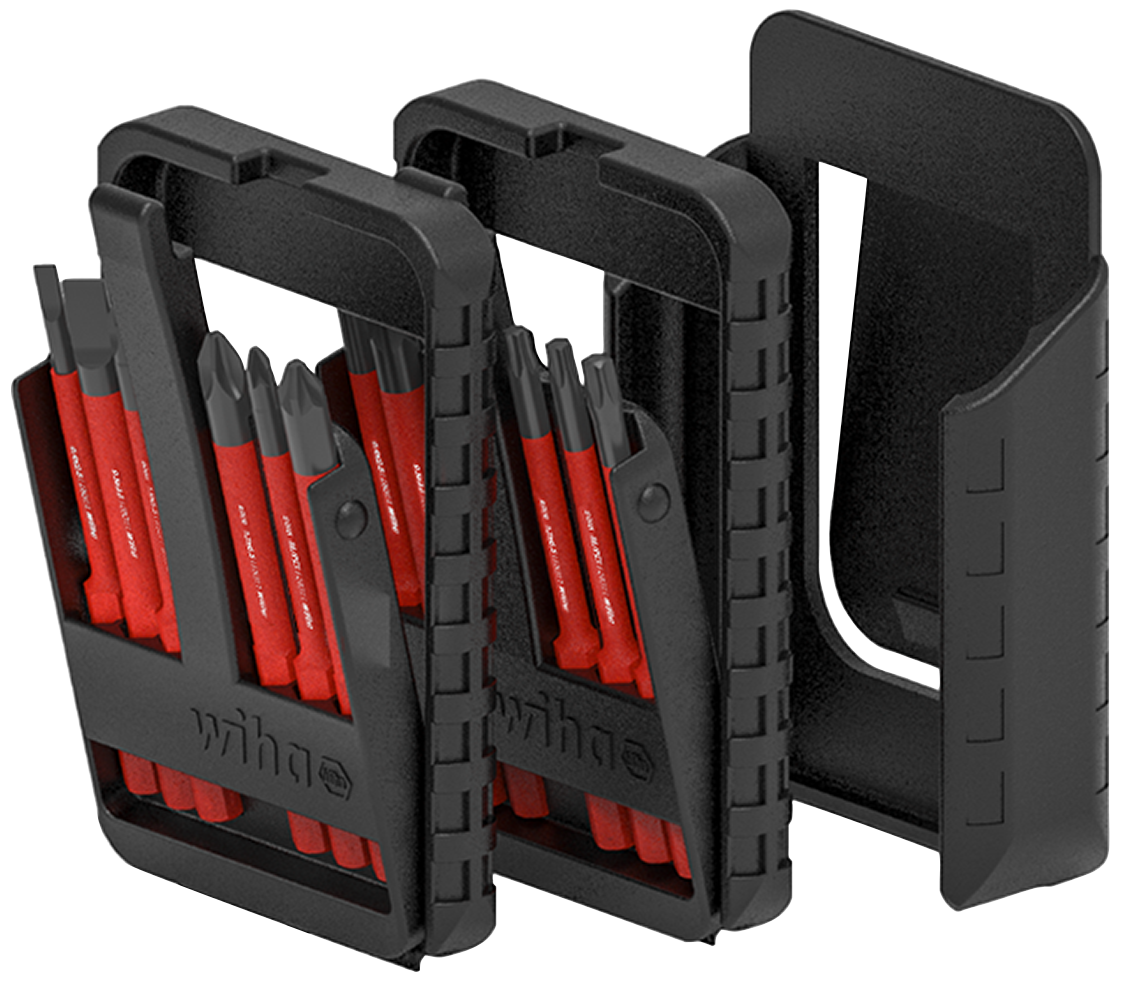 Wiha bitsæt slimBit electric 12 dele m/bælteholder