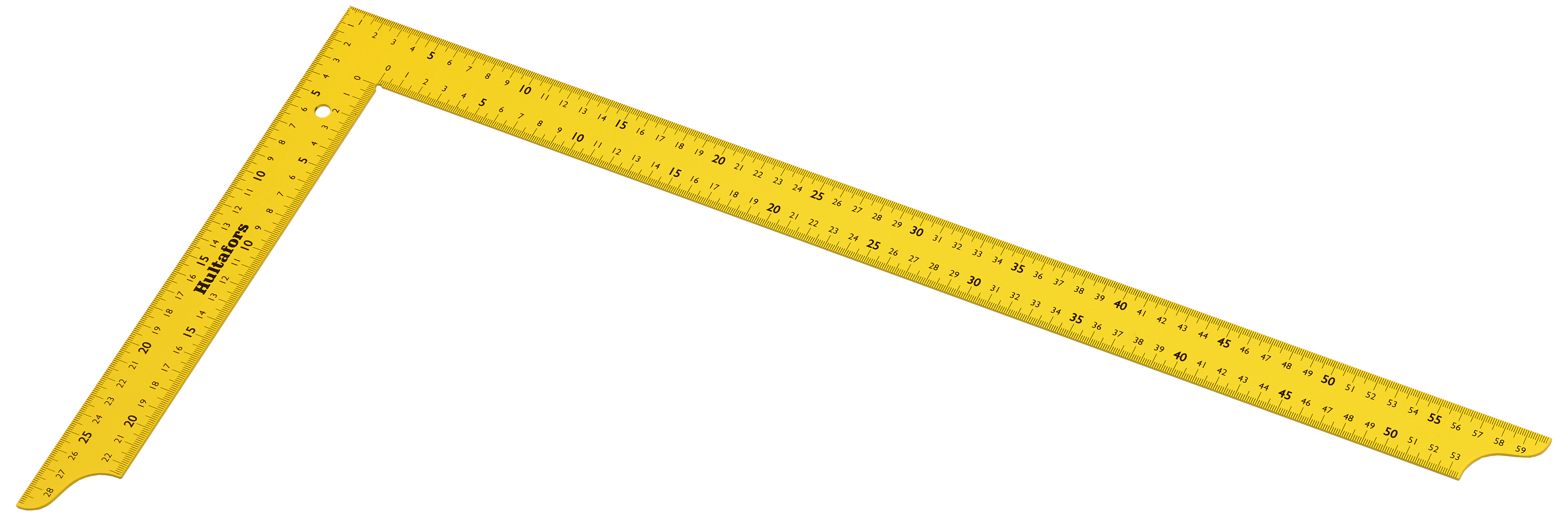 Tømrervinkel gullakeret stål 1000×370mm TMV100