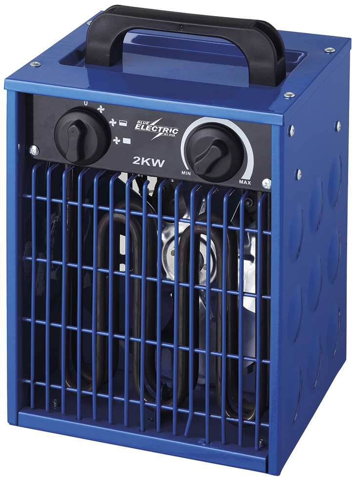 Blue Electric varmeblæser IP24 2kW/230V