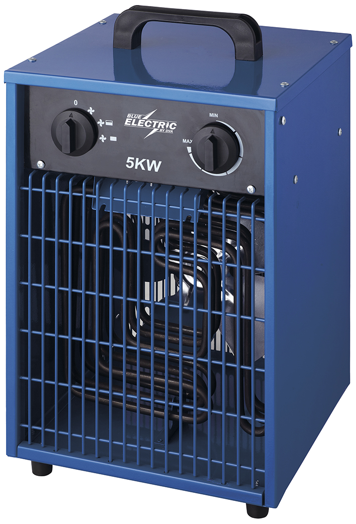 Blue Electric varmeblæser IP24 5kW/400V