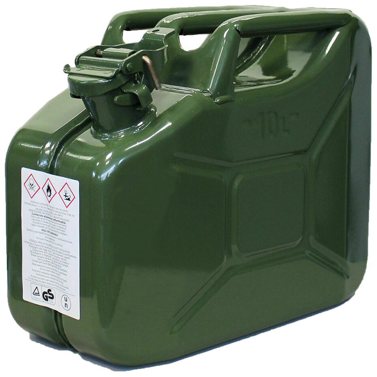 Sprehn benzindunk 'Jerry Can' metal 10ltr