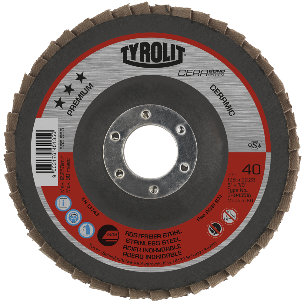 Lamelskive Premium 27ELA ø125 CA40R-B