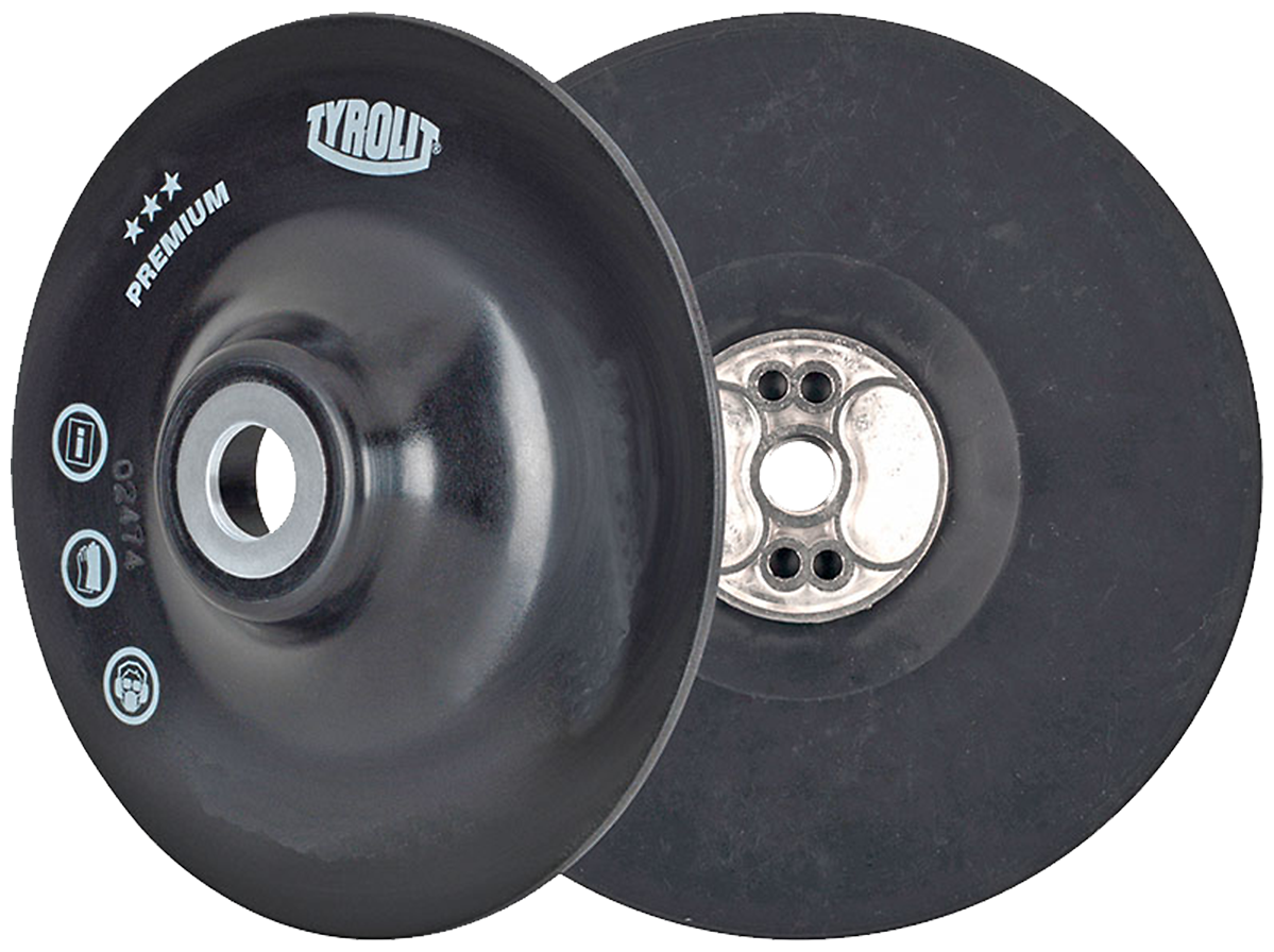 Bagskive t/fiberrondel hård ø180×22 M14