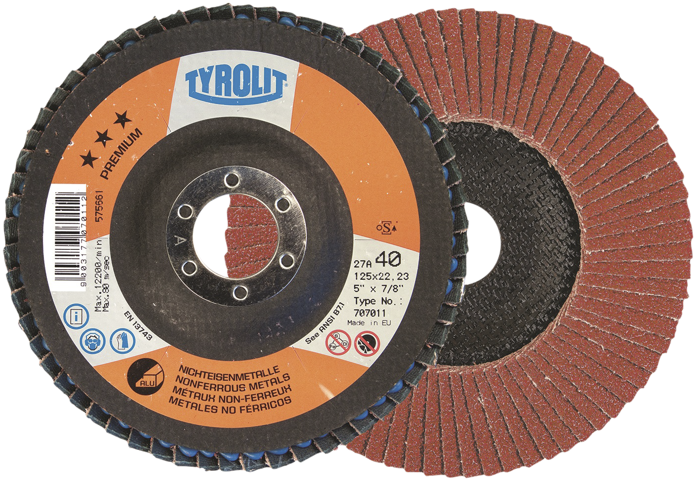 Lamelskive Premium 27SLA ø125 CA40-B