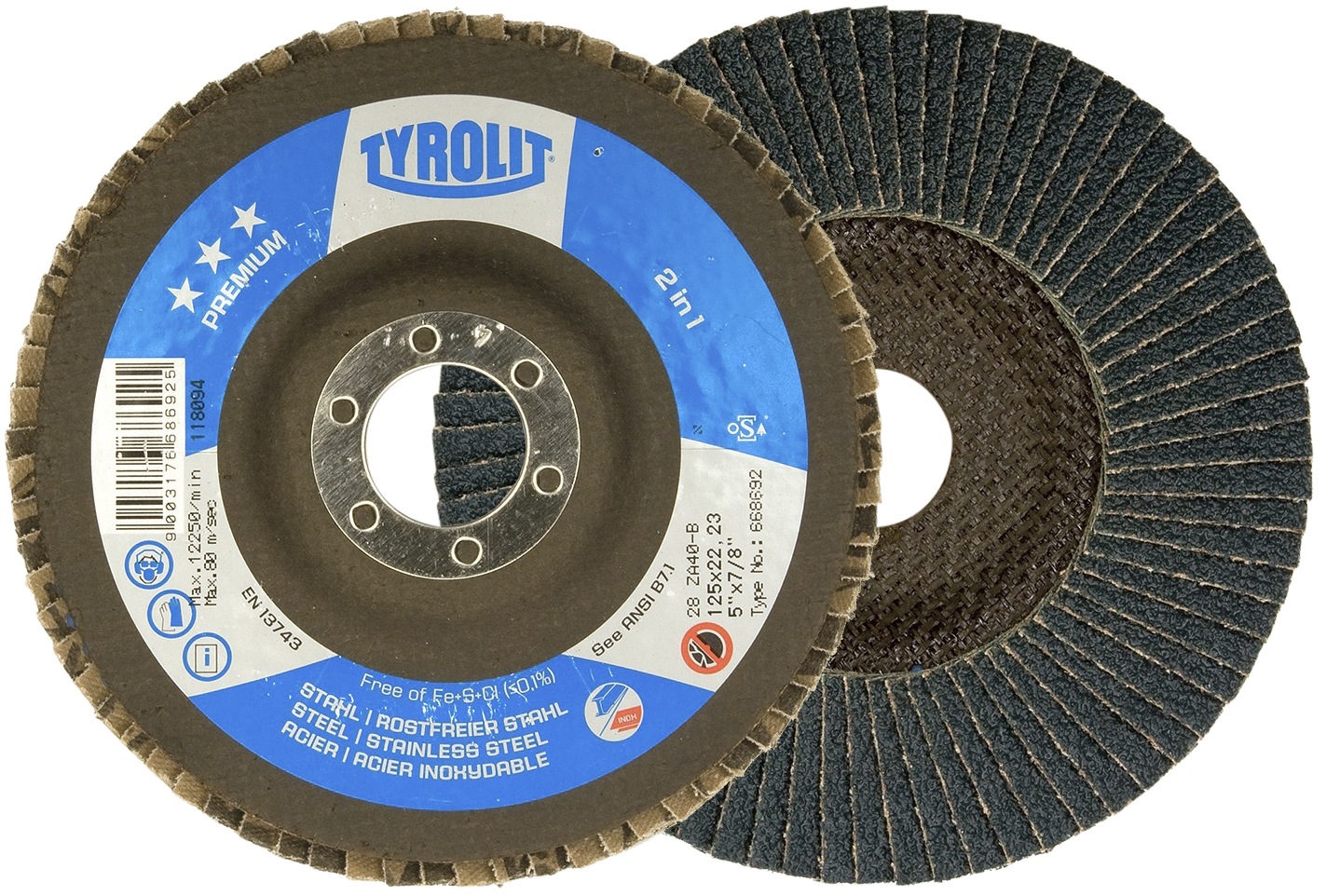 Lamelskive Premium 27SLA ø125 ZA120-B