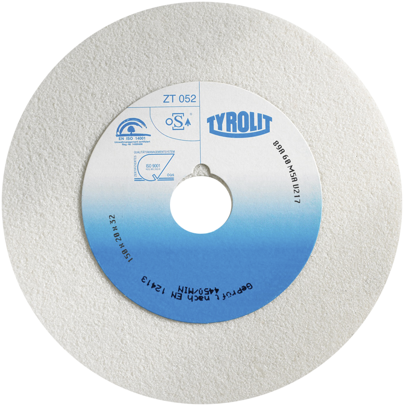 Slibeskive t/bænksliber F1 125×20×32 89A46M5AV217