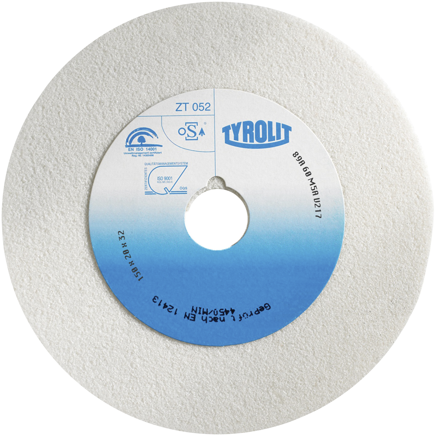 Slibeskive t/bænksliber F1 125×20×32 89A60M5AV217