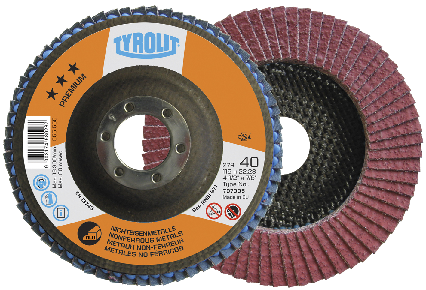 Lamelskive Premium 27SLA ø125 CA80-B