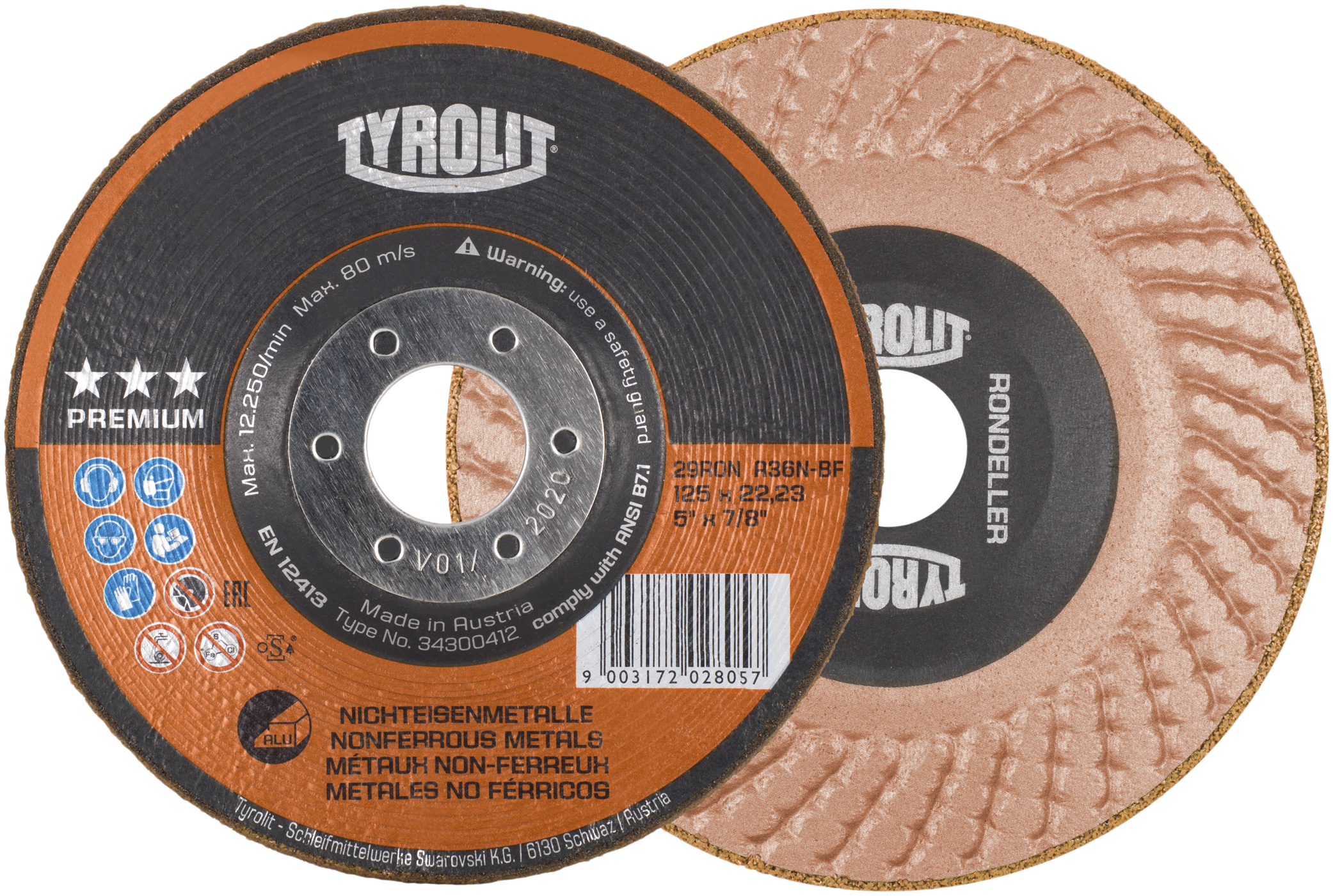 Sliberondel Premium 29RON ø125 A36N-BF