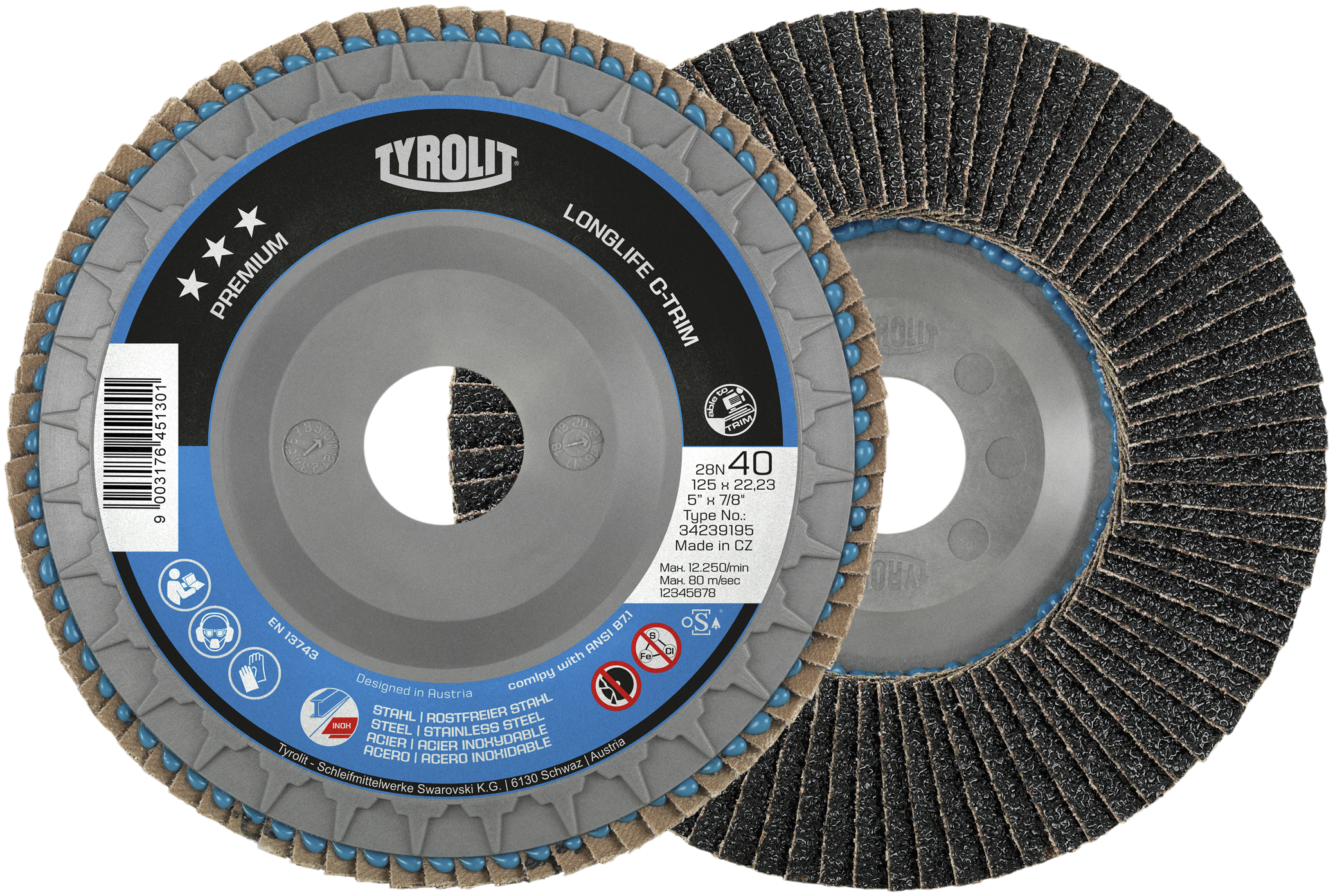 Lamelskive Premium 28SLN ø150 ZA40T-B