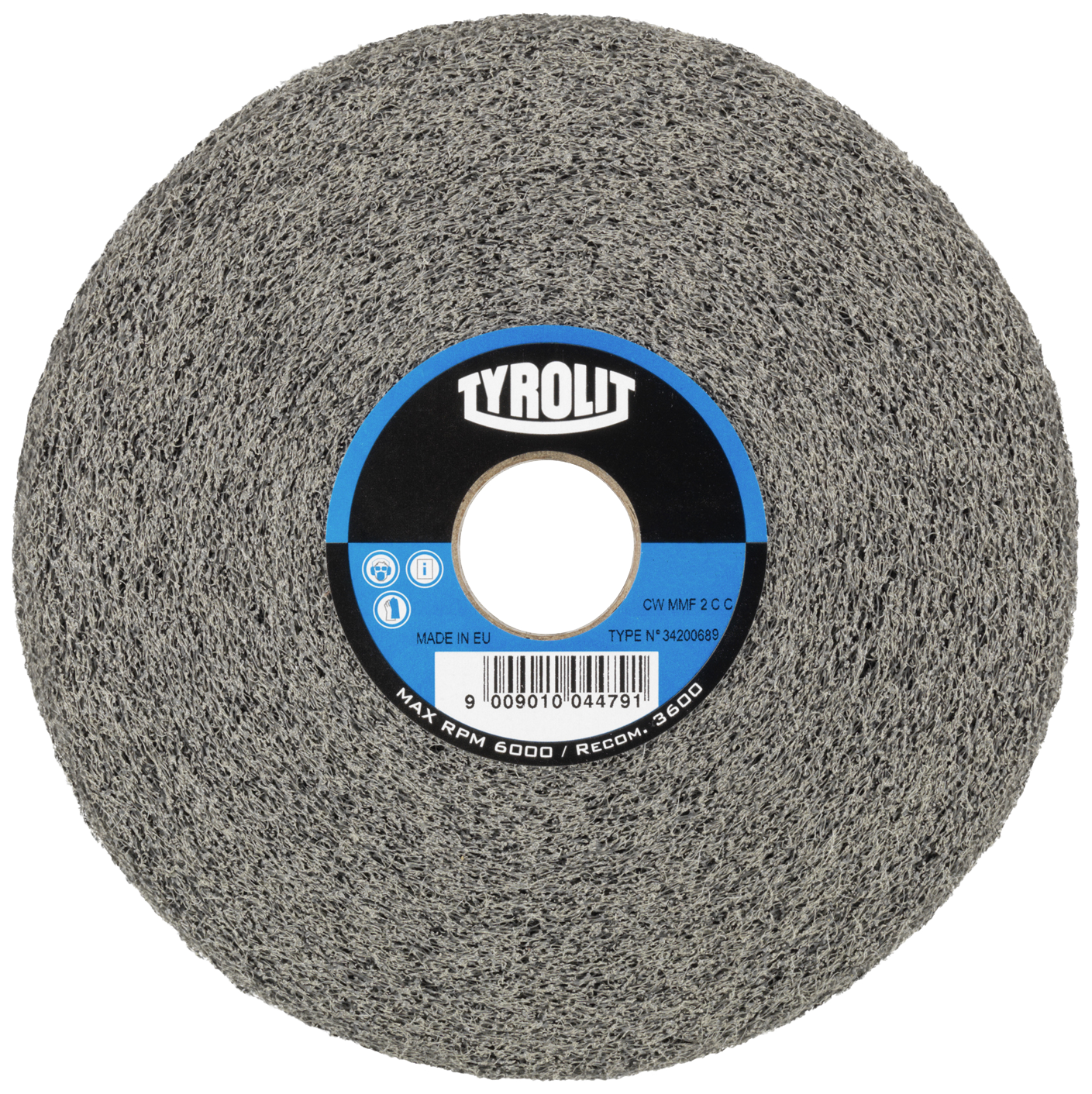 Pudse-/renseskive 1VL CW MMF 152×50×25,4 2S grov