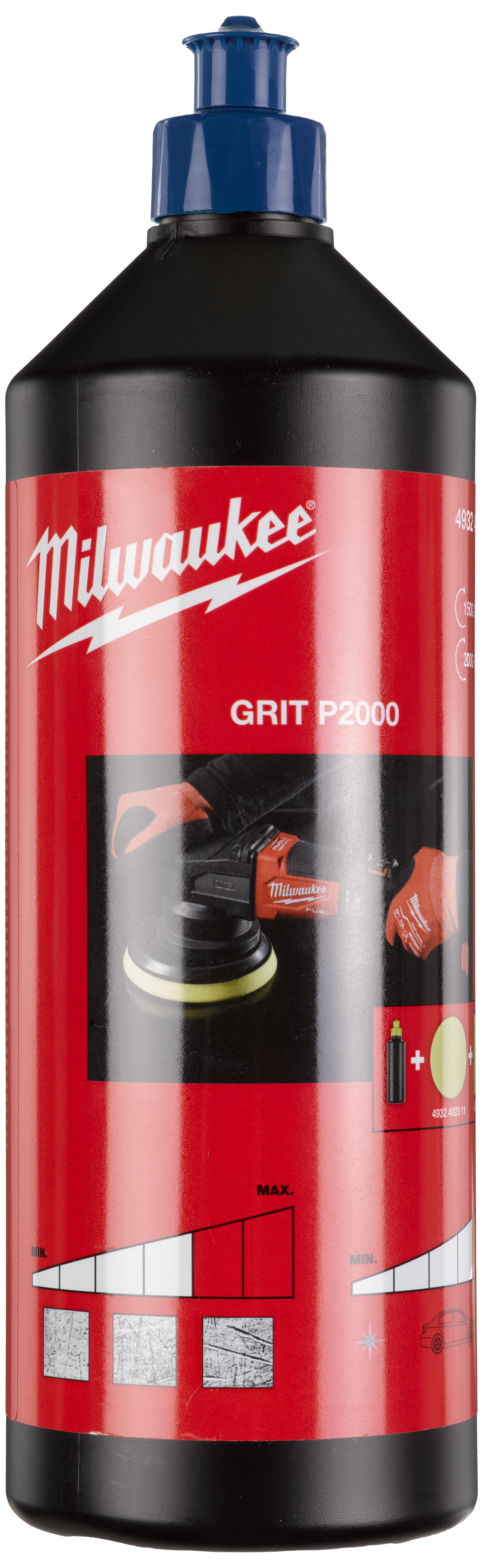 Polérmiddel blå ultrafin P2000 1 ltr