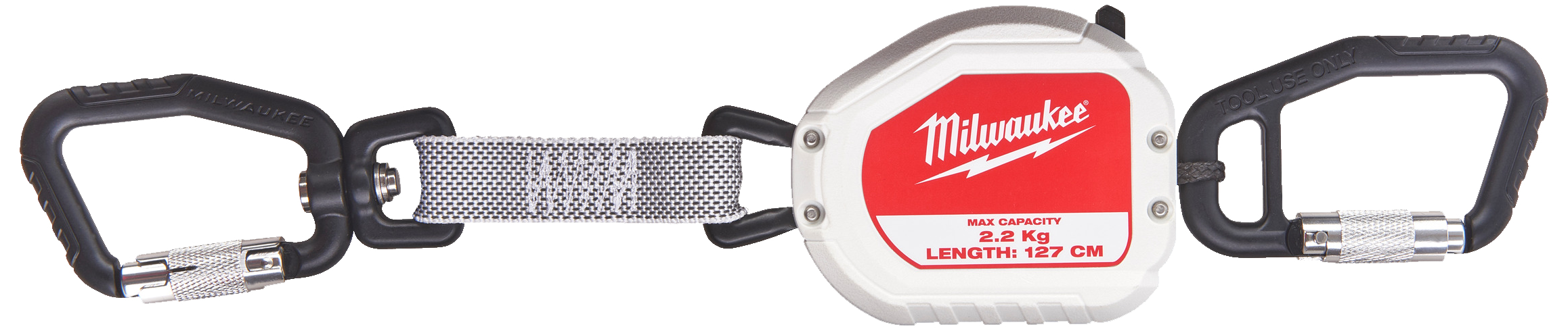 Quick-Connect udtrækbar sikringsline 2,2kg 127cm