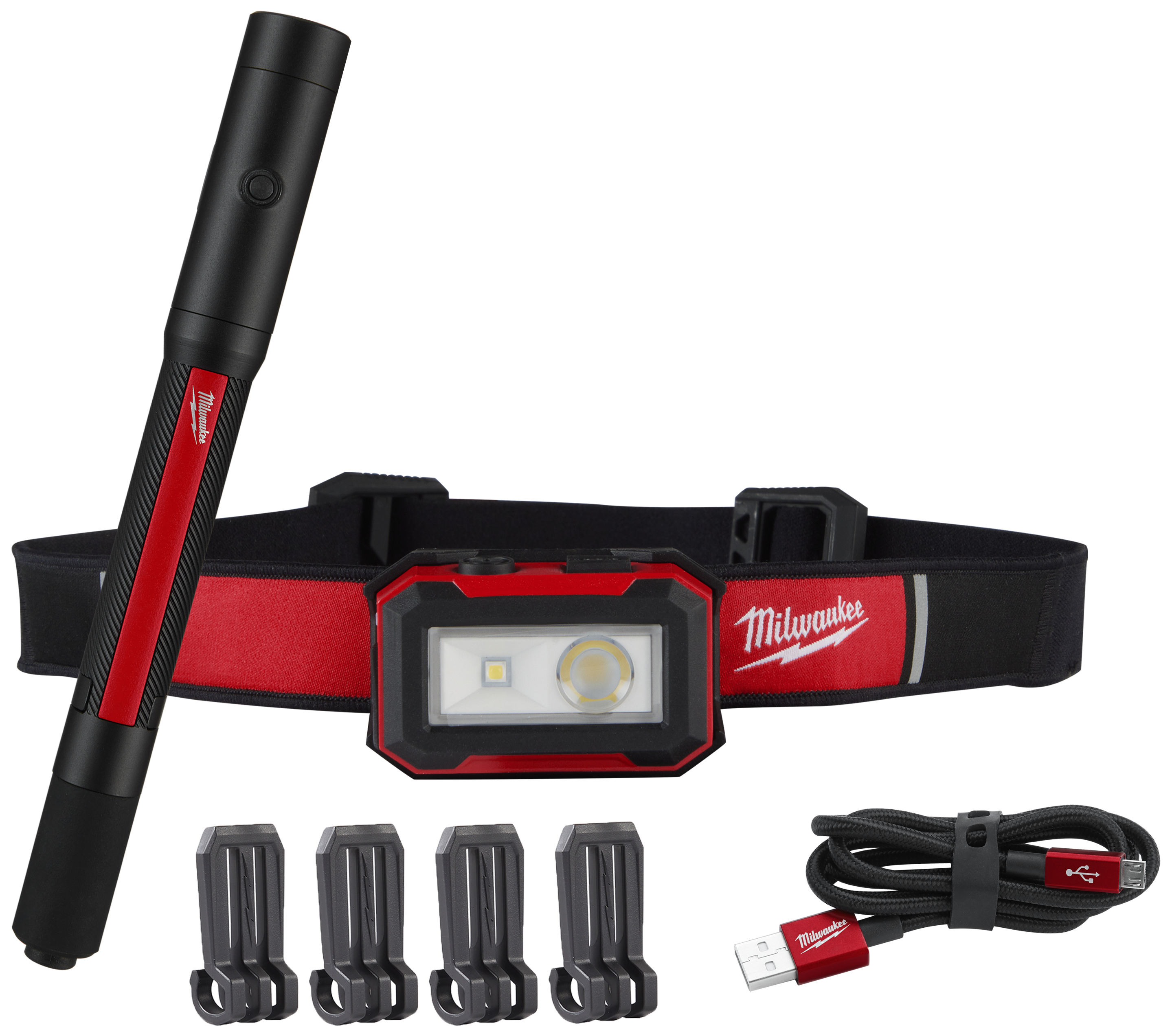 Powerpack 2 lamper USB-genopl. IR HL450250