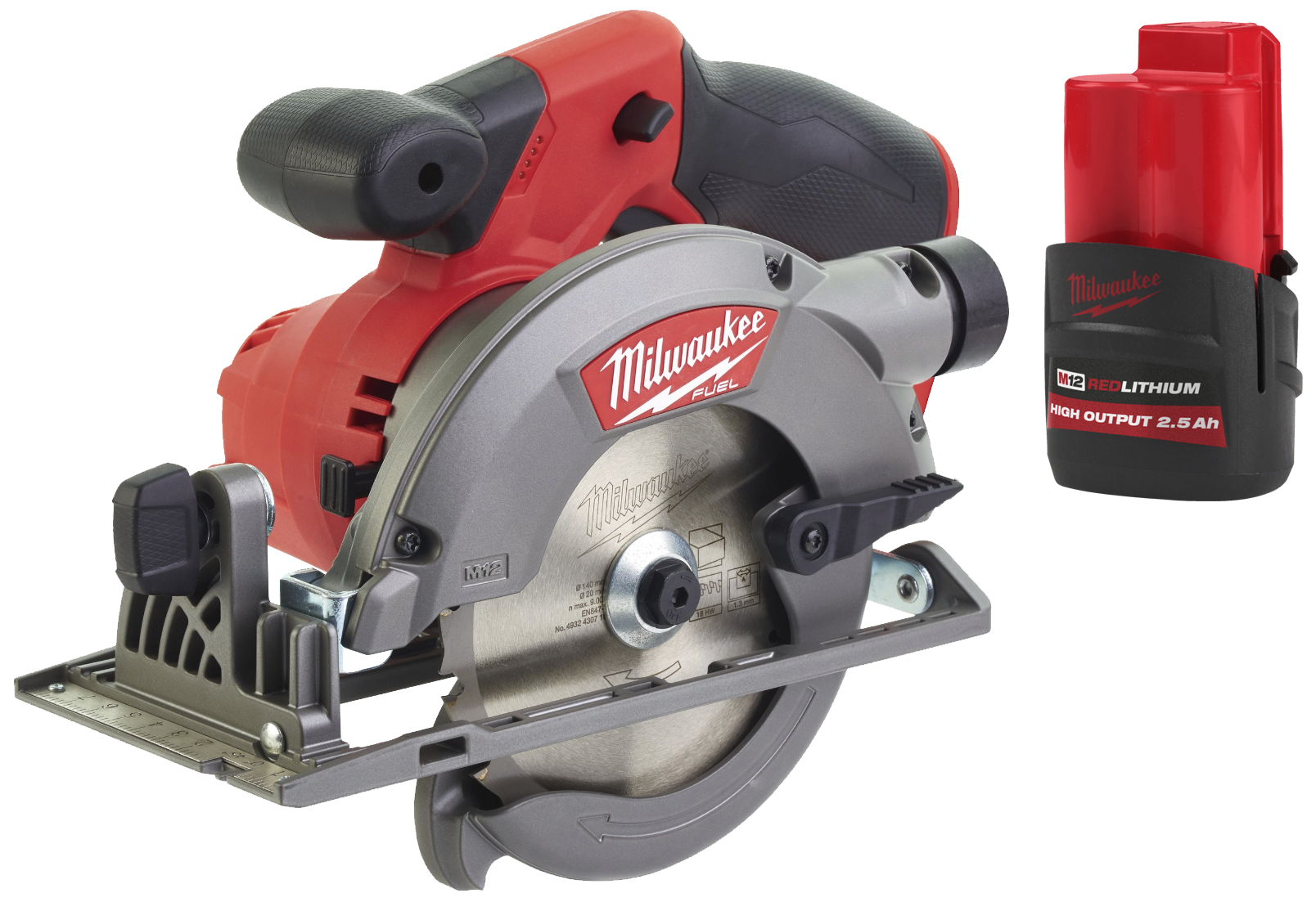 Sampak M12: Rundsav FCS442-0 + batteri HB2.5