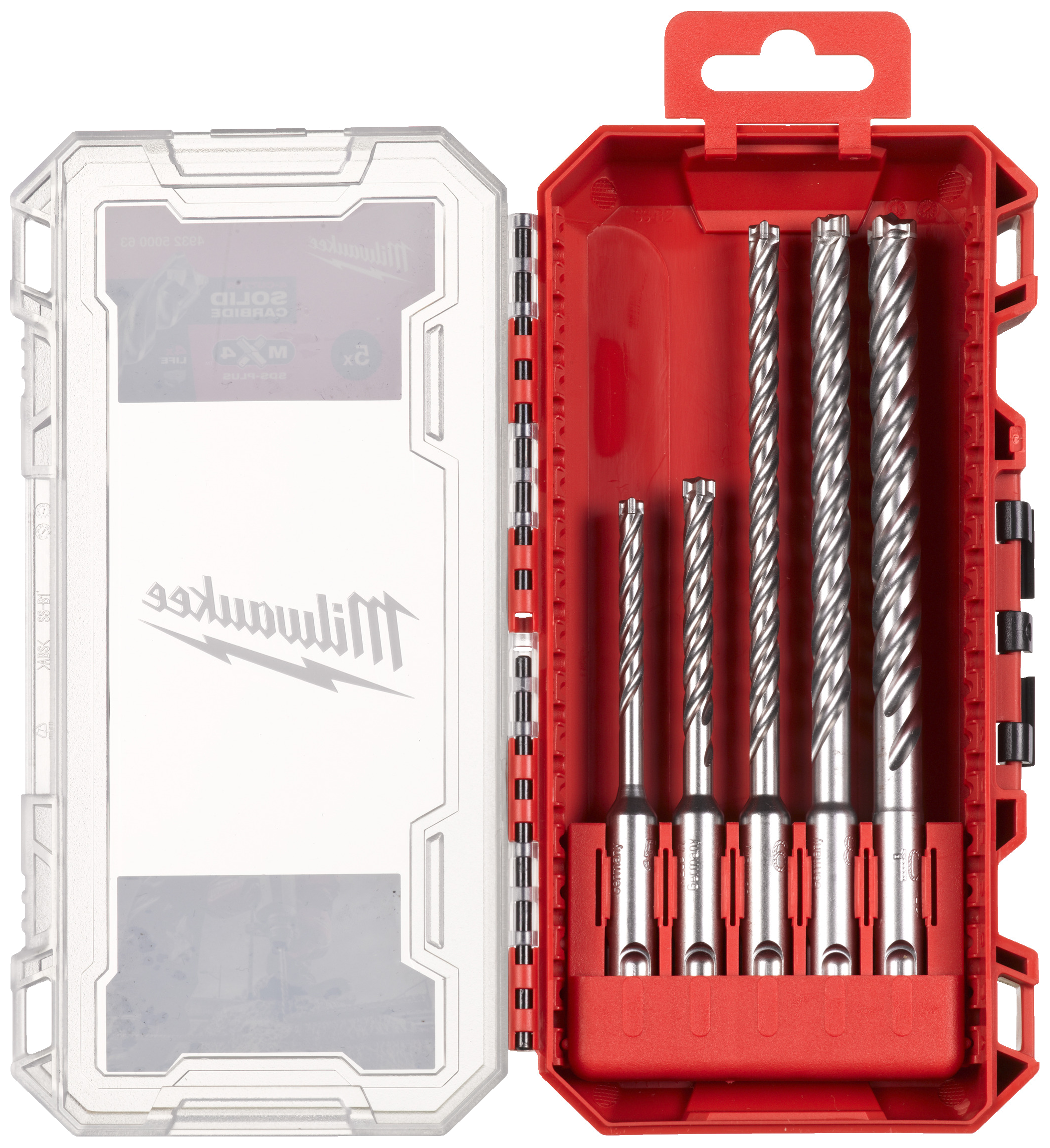 Hammerborsæt SDS+ MX4 5/6/6/8/10mm, 5 stk