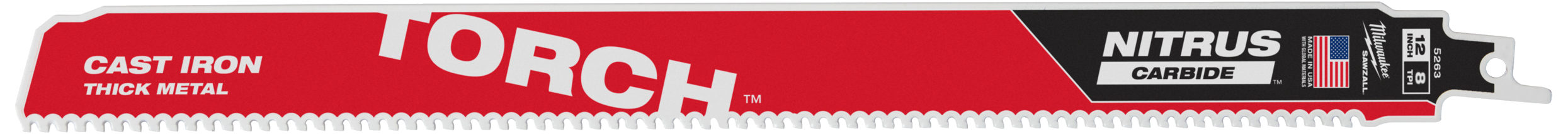 Bajonetsavblad Torch Nitrus Carbide 300×8tpi, 5stk