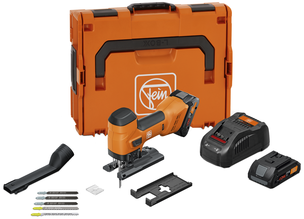 Fein stiksav F-IRON Jig 26 AS 2×18V/4Ah