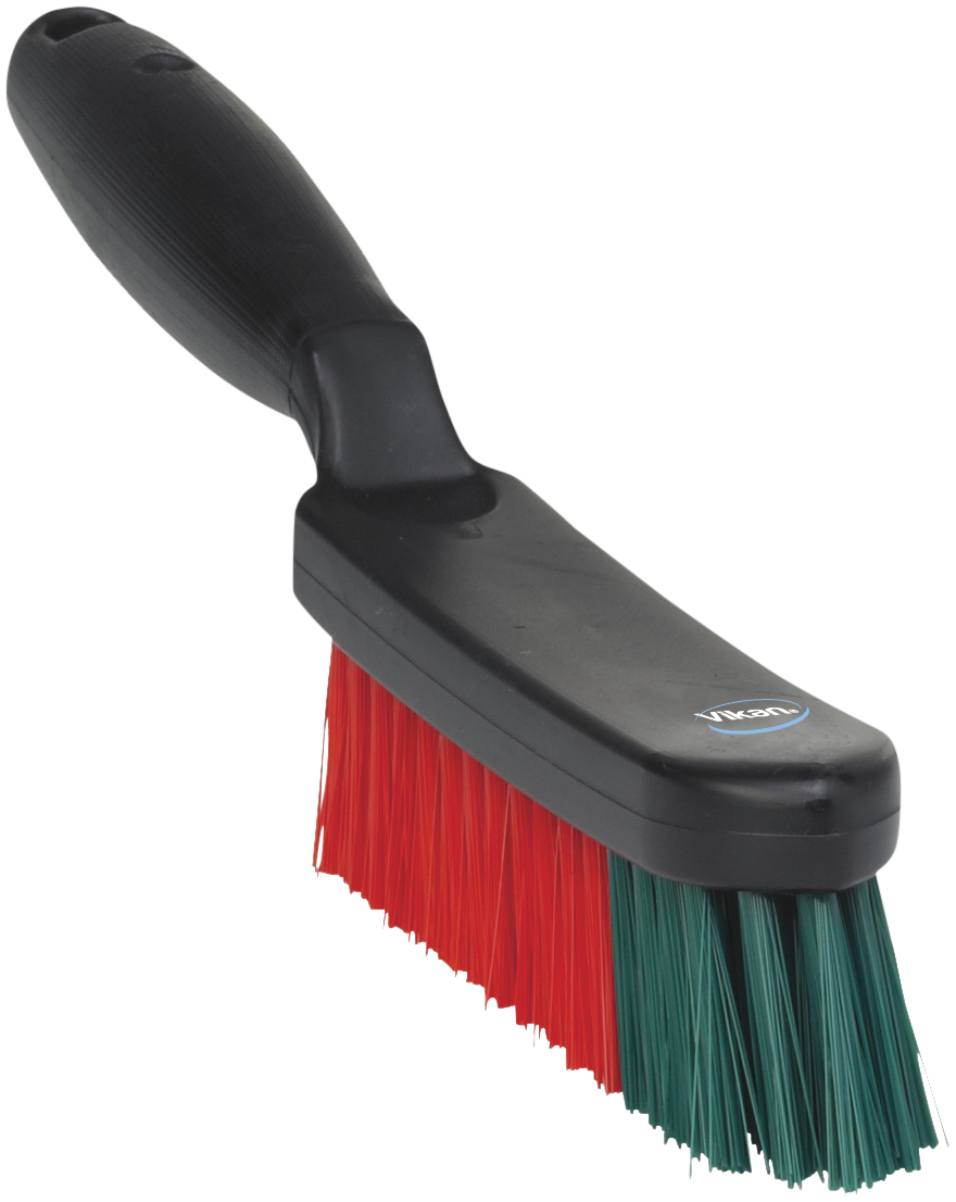 Interiørbørste, 330 mm, stiv, sort