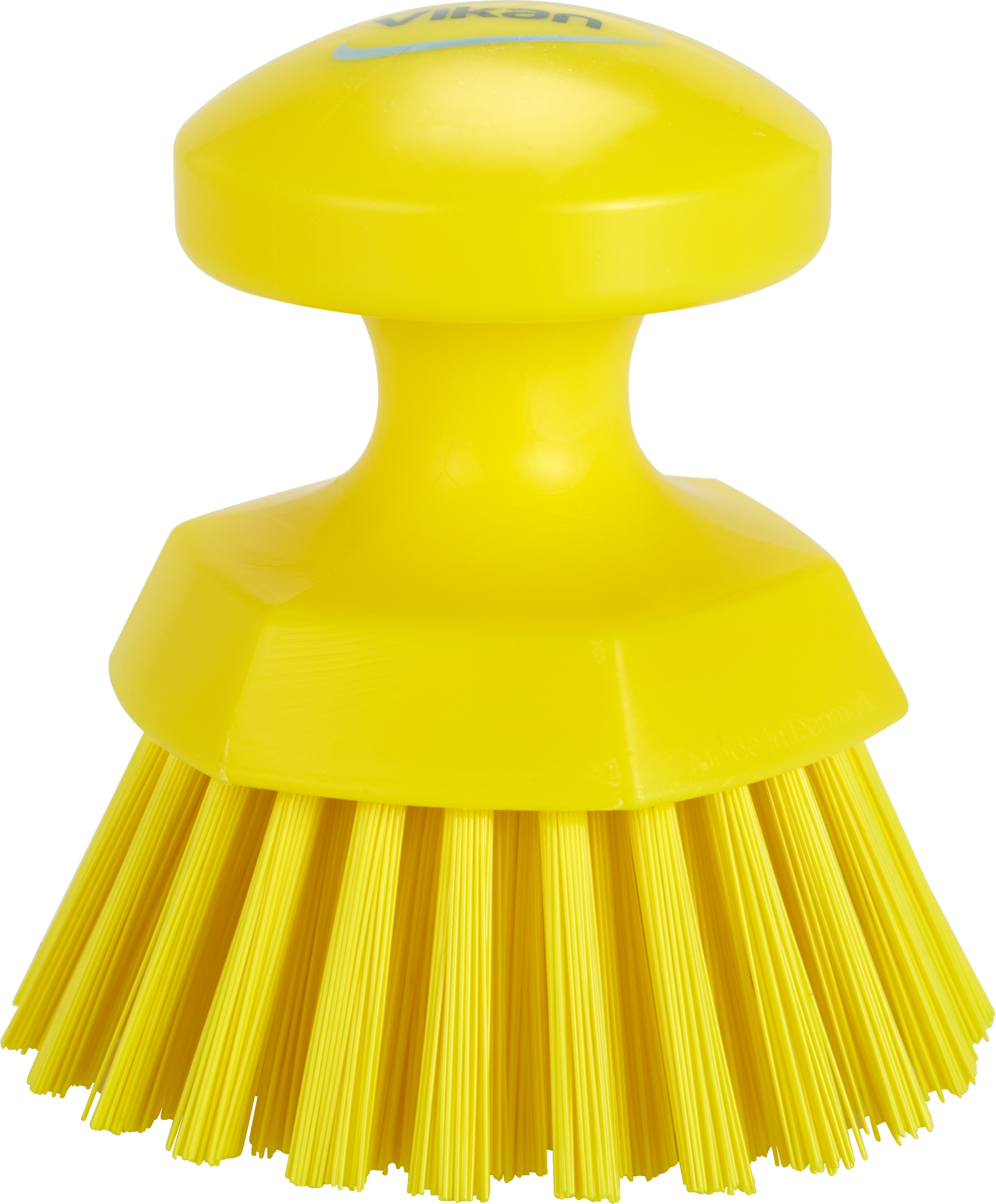 Rund skurebørste 3885, ø110 mm, stiv, gul