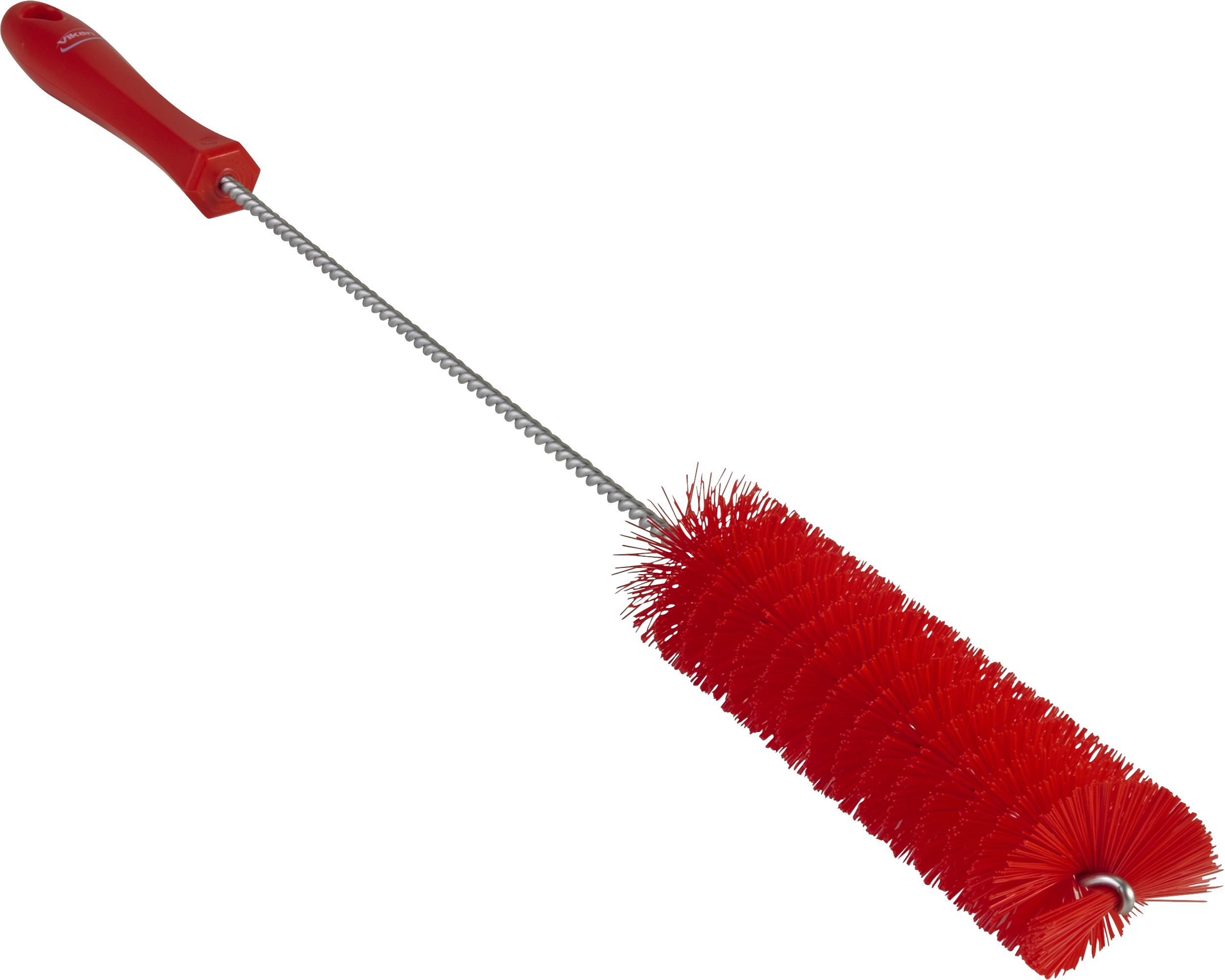 Rørbørste 5378, ø40×500 mm, stiv, rød