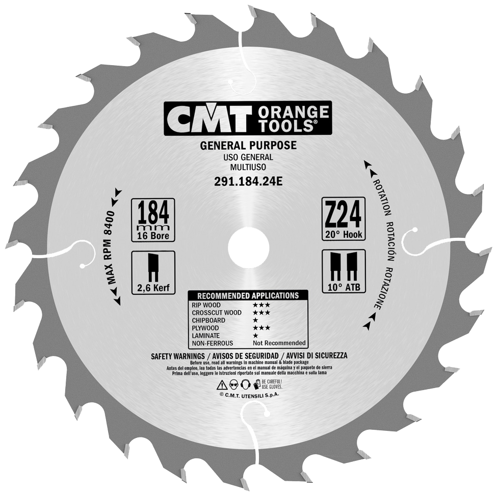 Klinge 184x2,6x16 Z24 W