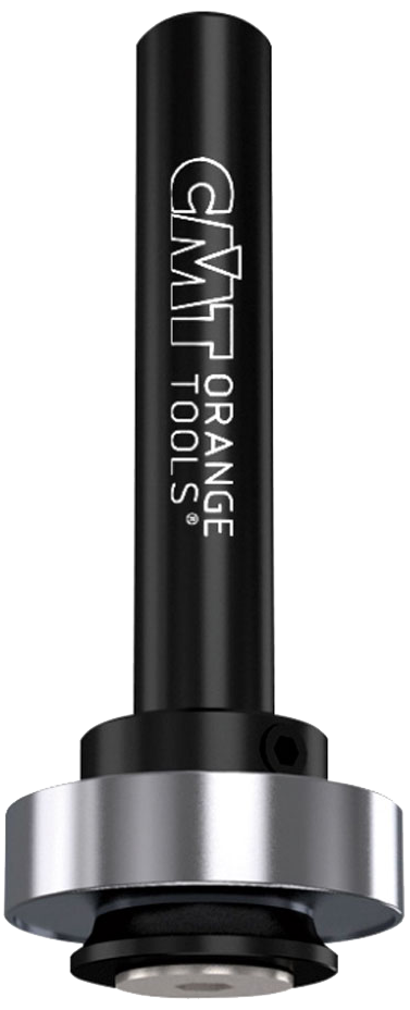 Spindel til slidsfræser m/leje K8 Unders