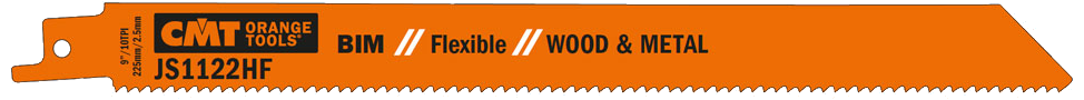 CMT bajonetsavklinge JS1122HF 225mm 10tpi, 5stk