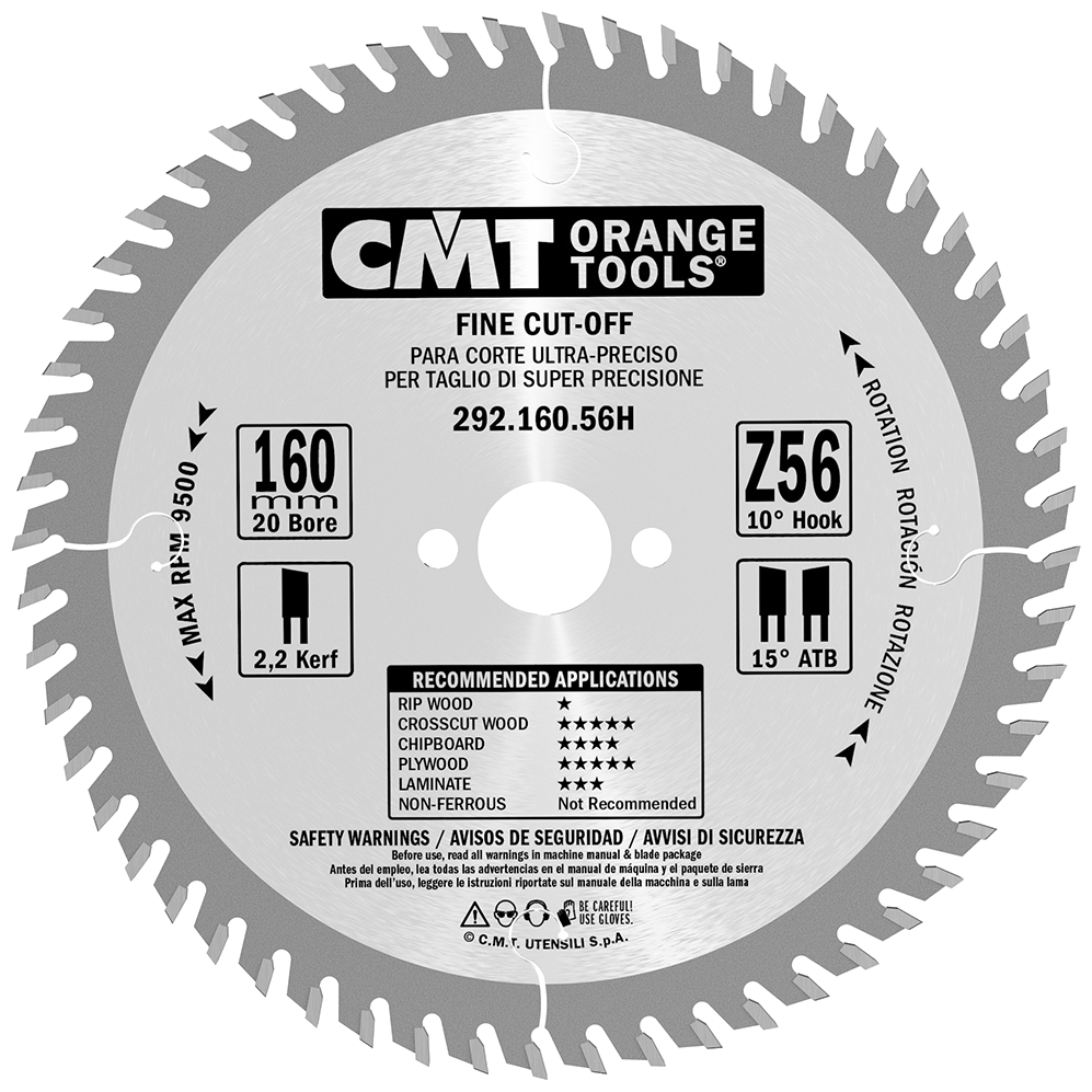 Klinge 160x2,2x20 Z56 W