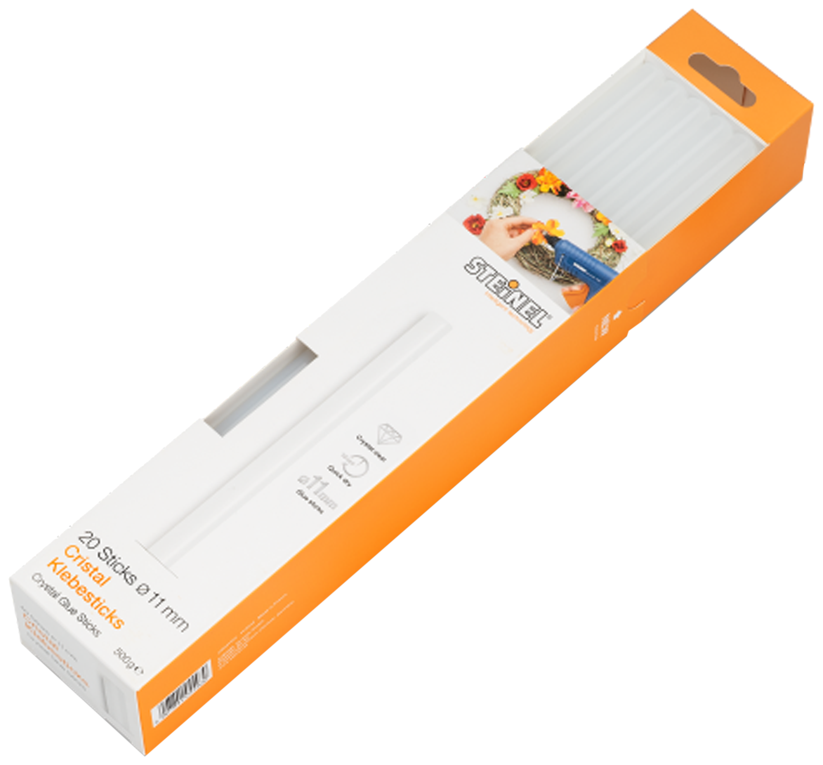 Steinel limstifter Krystal ø11×250mm, 20stk