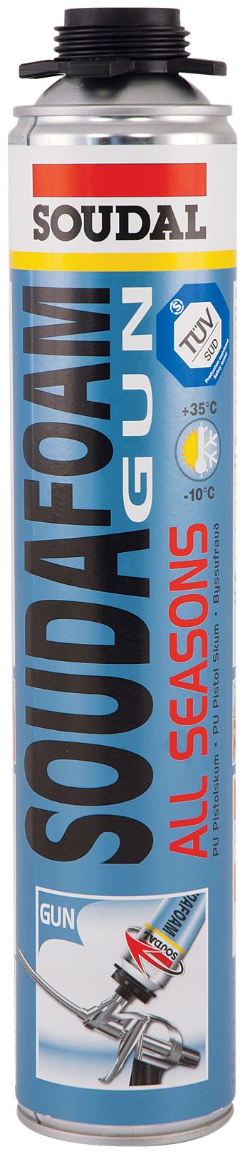 Soudafoam NBS/Gun All Season fugeskum 750ml champ.