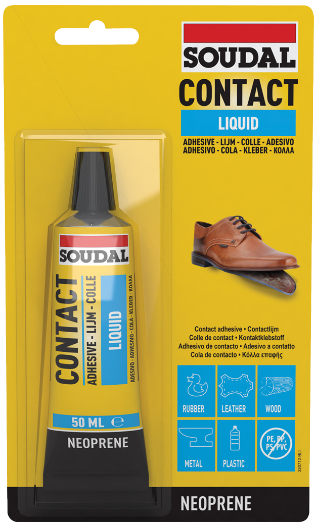 Kontaktlim 44A flydende klar 50ml